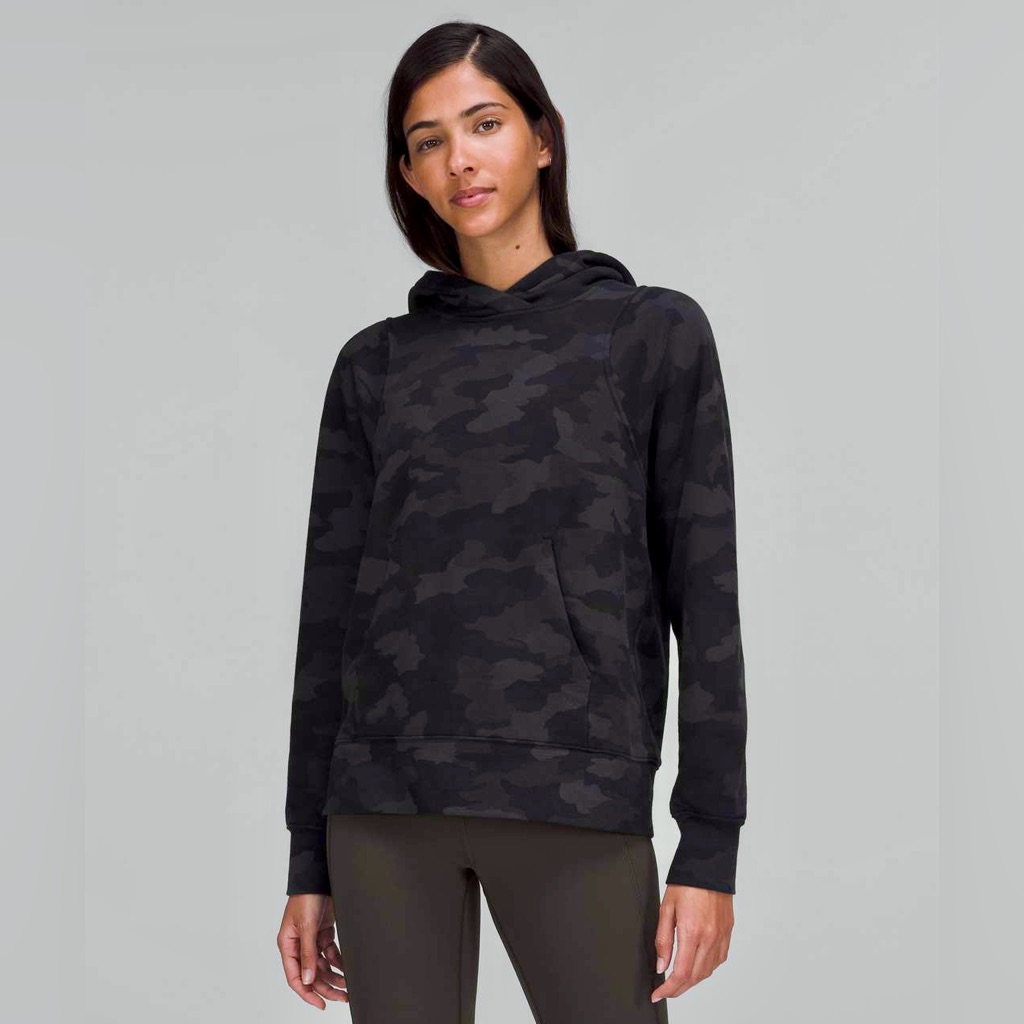 Lululemon - Loungeful Hoodie In Deep Coal Camo - Great Condition!